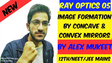 Ray Optics 05/Image Formation by Concave & Convex Mirror For different position of Object JEE/NEET
