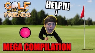 2+ HOURS OF GOLF WITH FRIENDS CHAOS! *MEGA COMPILATION*