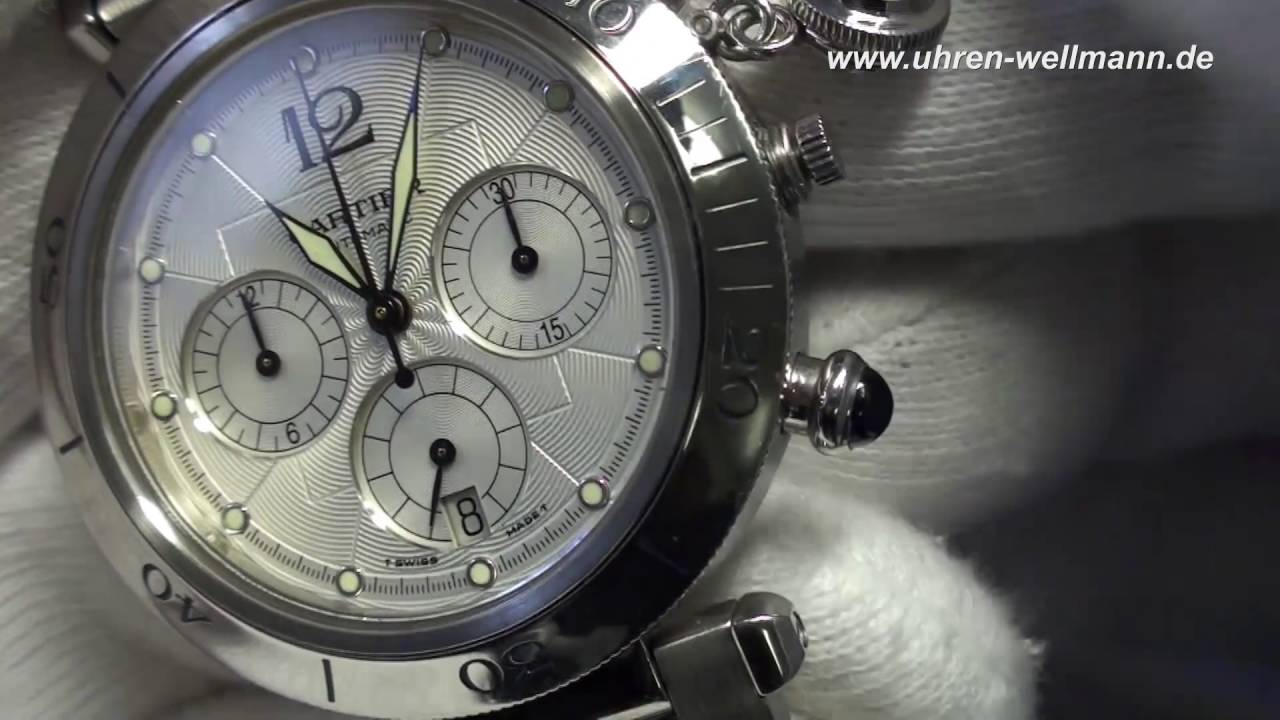 cartier pasha chronograph instructions