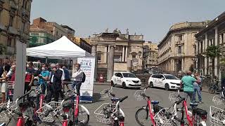 Inaugurazione Servizio Bike Sharing Amigo In Piazza Stesicoro A Catania