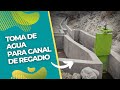 TOMA DE AGUA PARA CANAL DE REGADÍO