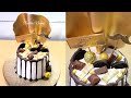 Pastel de cumpleaños para hombre/chantilly/ detalles en chocolate.