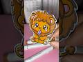 Adding my lion sticker to my sticker book ✨📖 | kawaii art
