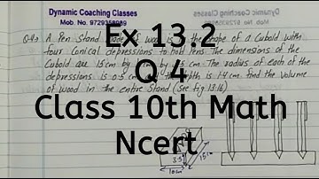 Ex 13.2, Q 4, Chapter 13, Surface Areas & Volumes, Class 10th Math