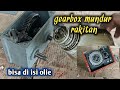 Gearbox maju mundur rakitan untuk motor roda 3 dengan pelumas oli.