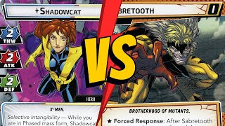 Shadowcat vs. Sabretooth  - Marvel Champions - Sunday Morning Coffee and Games