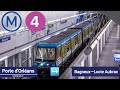 Paris mtro ligne 4  mp05  porte dorlans  bagneuxlucie aubrac