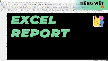 Tiếng Việt - Excel Report | TUKAdesign Video Help | CAD Pattern Making Software | Vietnamese