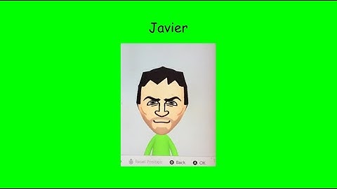 Wii U new CPU Mii Javier