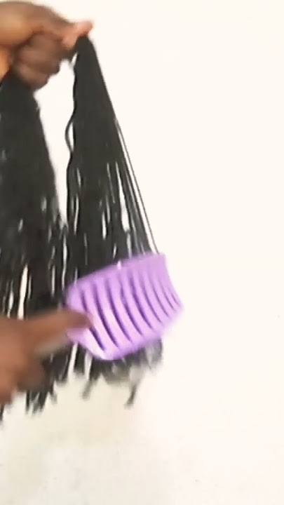 how to make your Brazilian wool look like attachment or braid hair