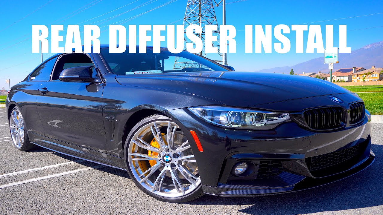 Easy Carbon Fiber Rear Diffuser Install - YouTube