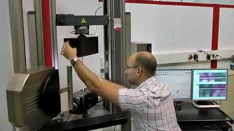 Extensometer videoXtens - Tensile tests on construction steel