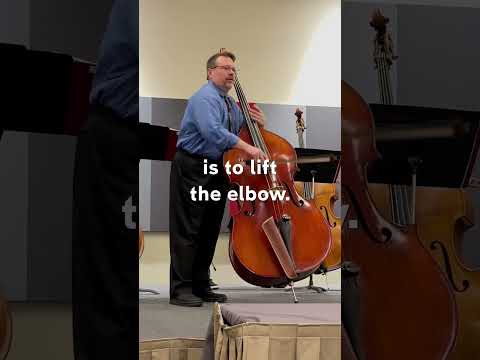 Andy Moritz on delivering energy into the #doublebass  string