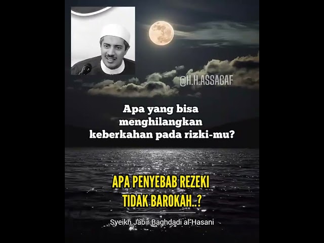 syeikh jabir baghdadi.. apa penyebab rezeki tidak barokah? class=