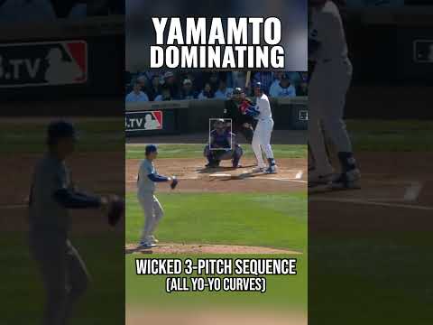 PURE DOMINATION: Yoshinobu Yamamoto Filthy Stuff. #mlb