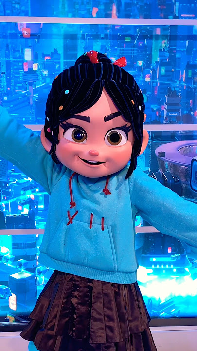 Vanellope Cuteness! #Vanellope #disneyworld #costume #mascot #kigurumi #kigurumimask #animegao #cute