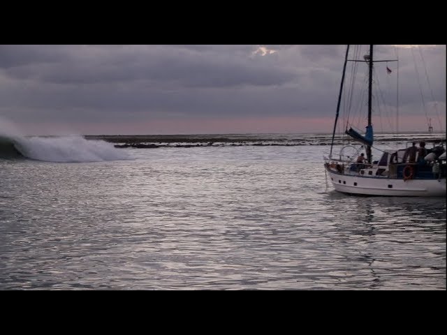 Huge waves in our anchorage Biggest Swell in Years for Indonesia | Episode 101 Sailing Catalpa