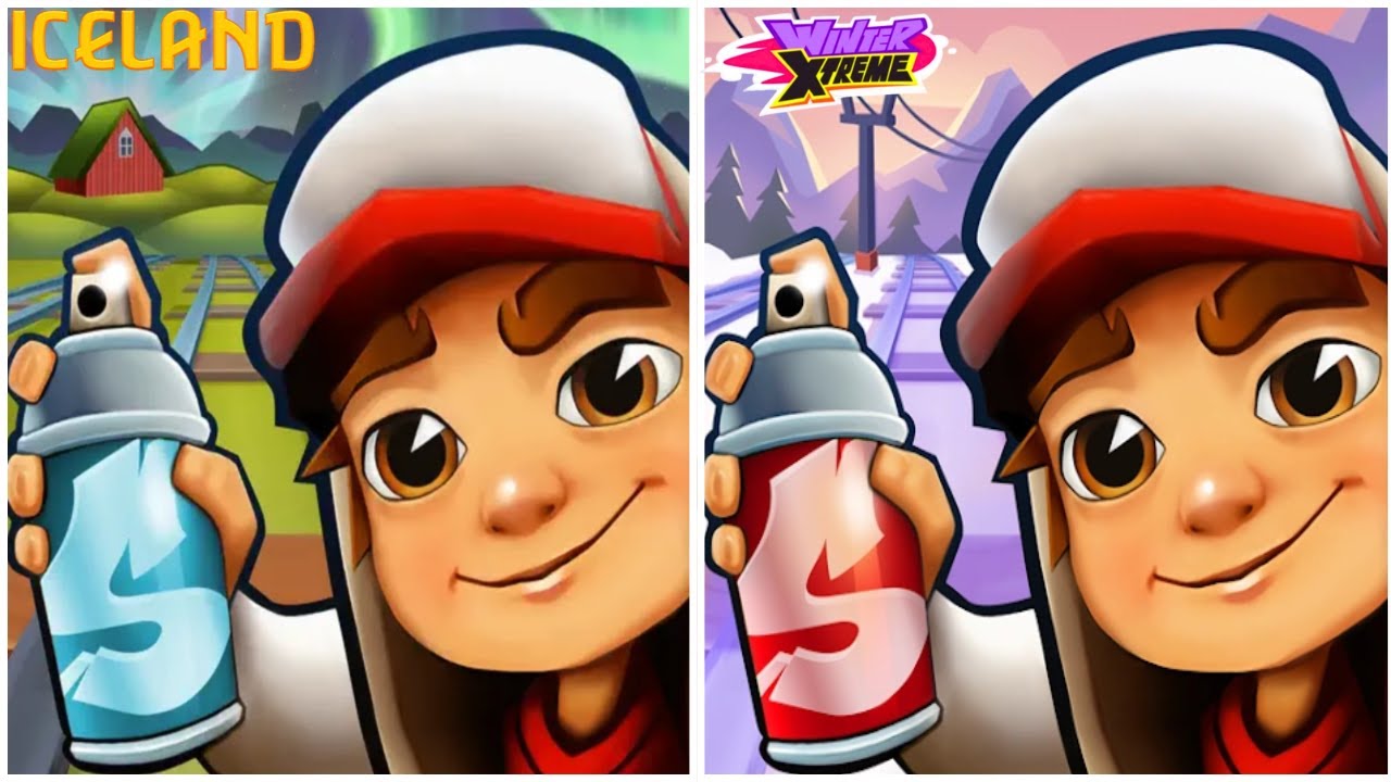 Subway Surfers: Iceland 2024 🆚 Winter Xtreme 2026 | Map Comparison!