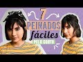 7 Peinados FÁCILES para cabello corto