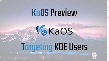 KaOS Preview - Targeting KDE Users
