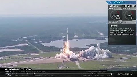 Bangabandhu Satellite 1 Launching Live