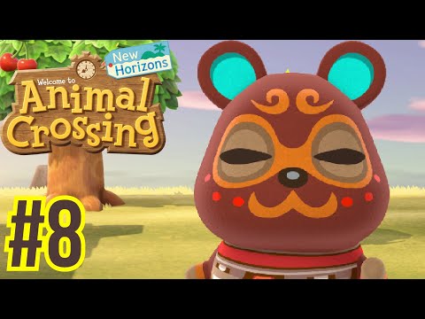 Animal Crossing: New Horizons #8 | Clay Moves In! | Constructing and