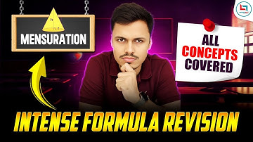 MENSURATION 2D & 3D | ALL FORMULA REVISION | SSC EXAMS 2025 | MATHS MANIA