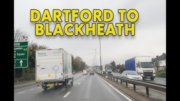 Driving From David Lloyd Dartford to Blackheath Village | A2 Dual Carriageway | 4K Drive-Along