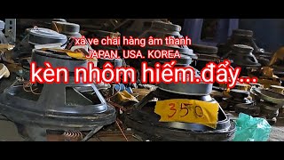 Còi nhôm siêu hiếm.đẩy.âmly loa sân khấu. Xả hàng âm thanh ve chai