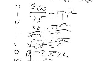 Find radius & diameter of a cylinder