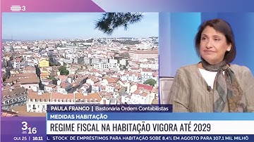 RTP 3 - Medidas do governo para a habitação