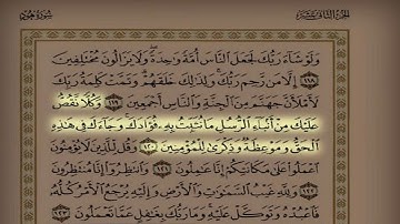 القارئ صابر عبدالحكم { وما كان ربك ليهلك القرى بظلم وأهلها مصلحون }