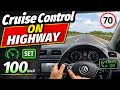 How I Use Cruise Control on Highway | Smooth Drive in My Volkswagen Polo 🚗💨