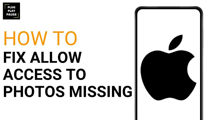 HOW TO FIX ALLOW ACCESS TO PHOTOS MISSING ON IPHONE