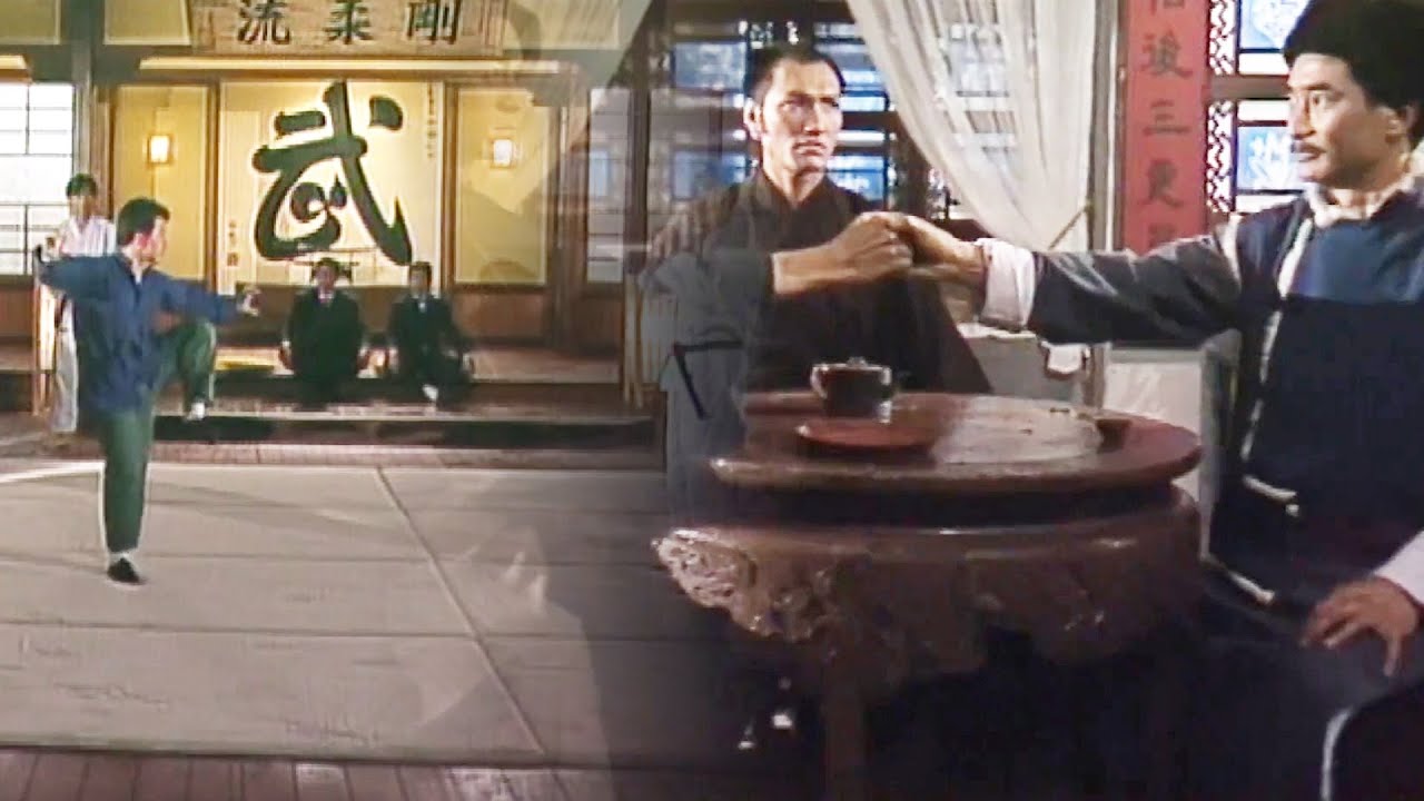 譚無影腳奈何不了日本武士，霍元甲卻一杯茶收服對手！⚔️ 武侠 Kung Fu 精武門
