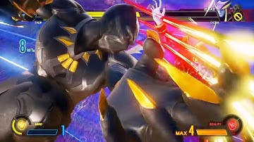 Marvel Vs Capcom Infinite: Black Panther and Thor Vs Sigma and Jedah