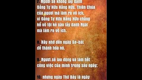 Các Điều Răn của Thiên Chúa