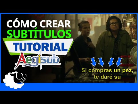 Cómo crear subtítulos con Aegisub - aprende a subtitular videos