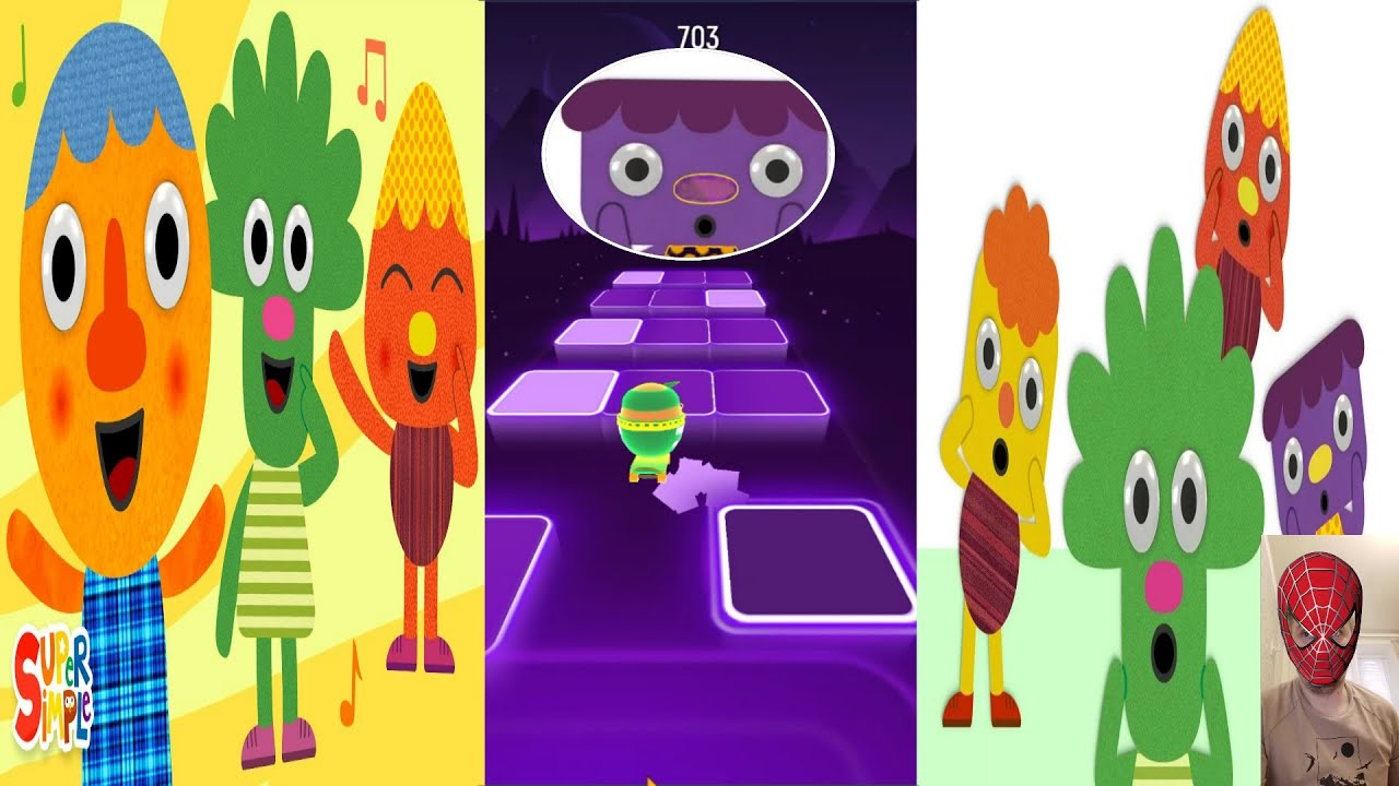 This Is A Happy Face Noodle & Pals Super Simple Songs Tiles Hop