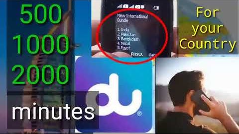 How to activate & deactive Du international package 2020