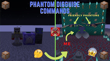 Command Block Tutorial #116: Phantom Disguise Commands in Minecraft (1.17+)
