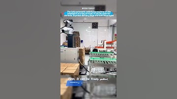 The fully automatic palletizing machine of the intelligent era has arrived. It can be used for carto