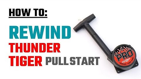 How To: Rewind a Thunder Tiger Nitro Pull Start