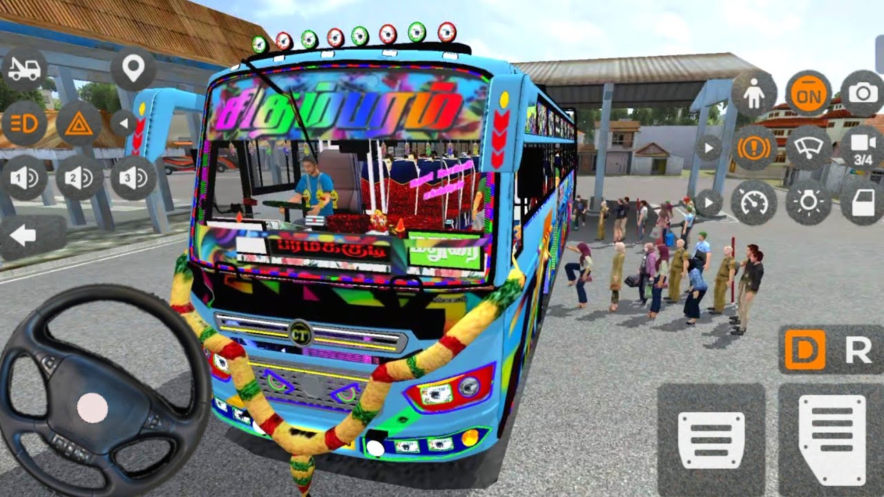 💥 Bus Simulator Indonesia New Map Mod Difficult Road Android Gameplay Video