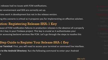 Resolving FCM Notification Issues in Flutter Android Releases