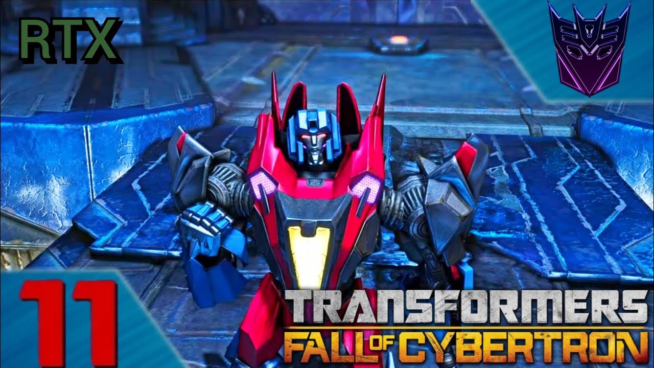 Transformers Fall of Cybertron | Ch. 11 Starscream's Betrayal | 4K RTX | game play | 2023