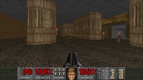 Doom II Playthrough: MAP10 (Refueling Base)