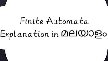 Finite Automata | Explanation in Malayalam | TOC | La Clase 2.0