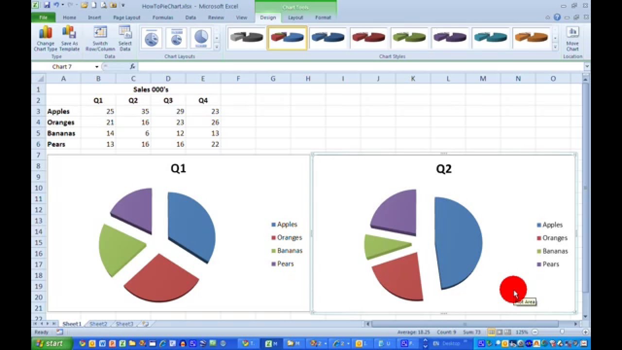 Pie Of Pie Chart Excel 2010 Tutorial