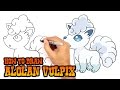 How to Draw Pokemon | Alolan Vulpix